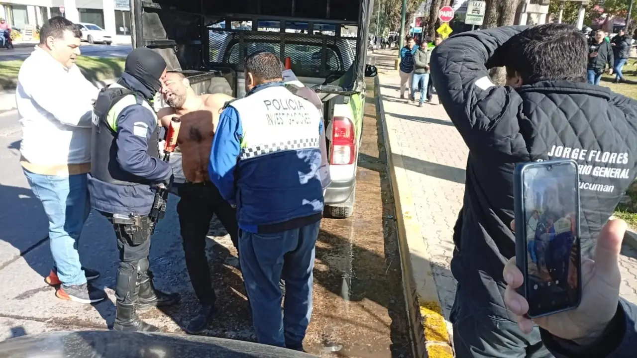 Reprimen y detienen al secretario general de ATE