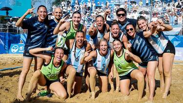 Selección Argentina de oro: las Kamikazes campeonas de beach handball en los World Games