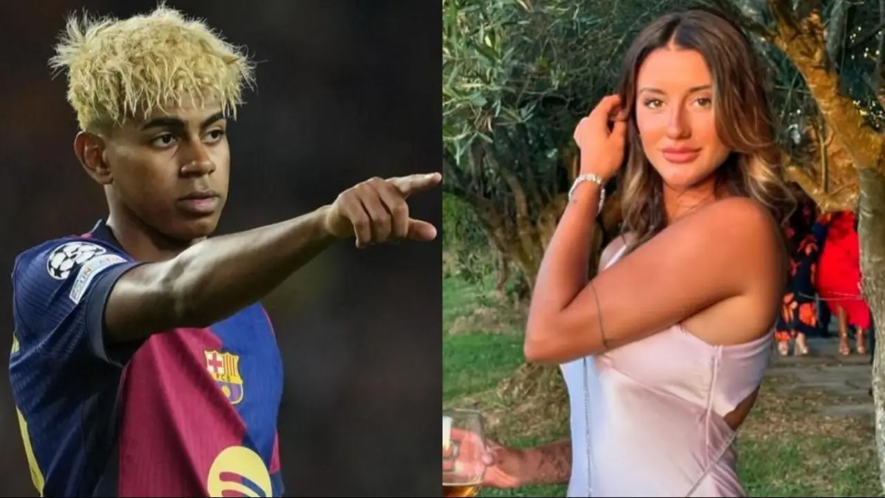 Lamine Yamal y Fátima Vázquez