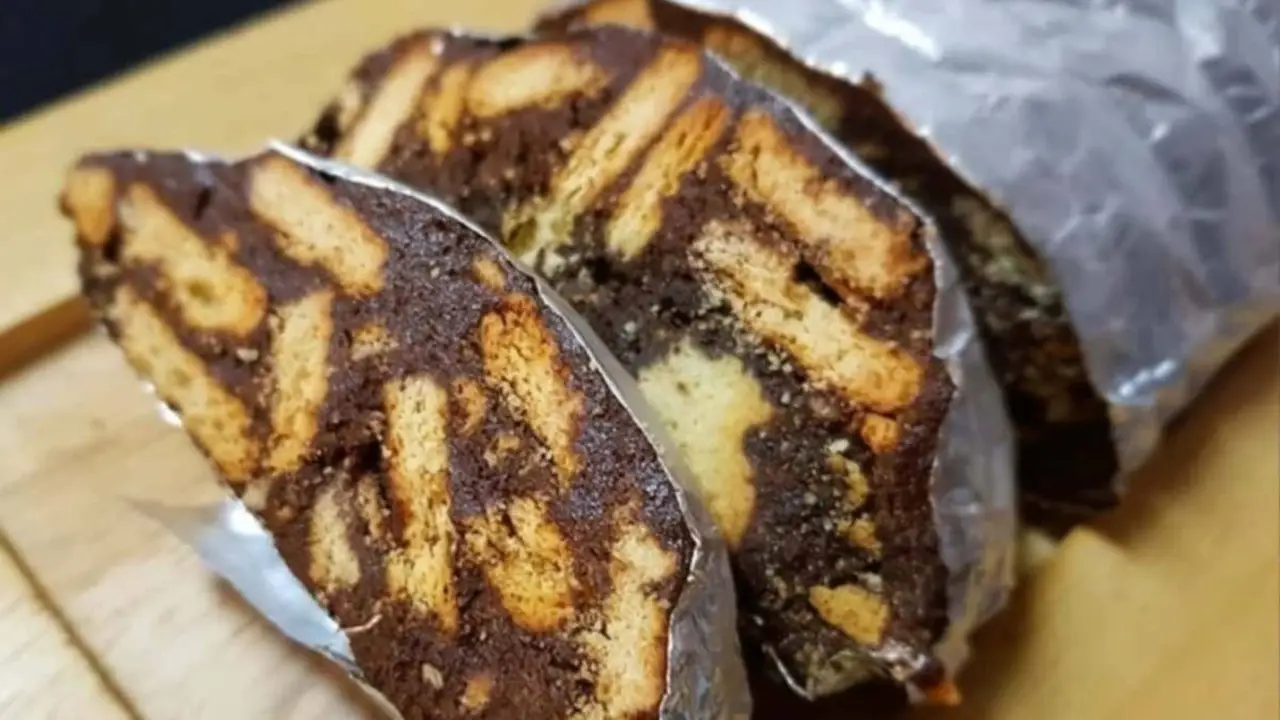 Salame de chocolate.