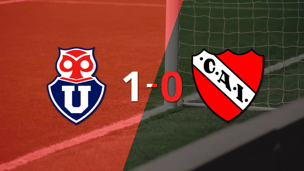 Universidad de Chile le ganó en la ida a Independiente