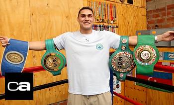 Llegó a pesar 130 kilos,  dejó el boxeo, volvió y ahora va por el título mundial | Boxeo