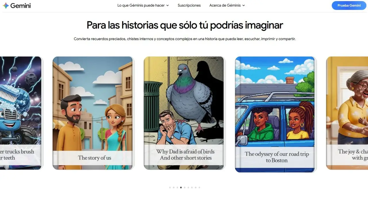 Cuentos animados de Gemini