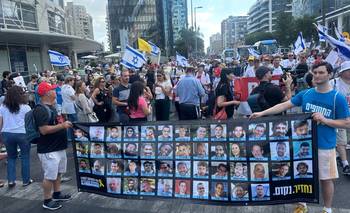 Familiares de rehenes israelíes levantan un campamento de protesta en el límite con Gaza | Reclamo a netanyahu