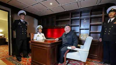 Kim pide una rápida expansión nuclear en medio de las maniobras de EEUU y Corea del Sur Kim pide una rápida expansión nuclear en medio de las maniobras de EEUU y Corea del Sur
