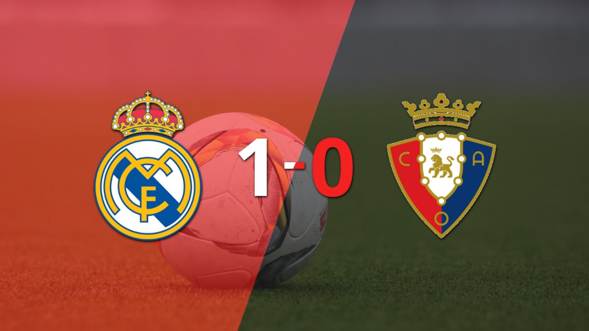 Apretada victoria de Real Madrid frente a Osasuna con un gol de penal ...