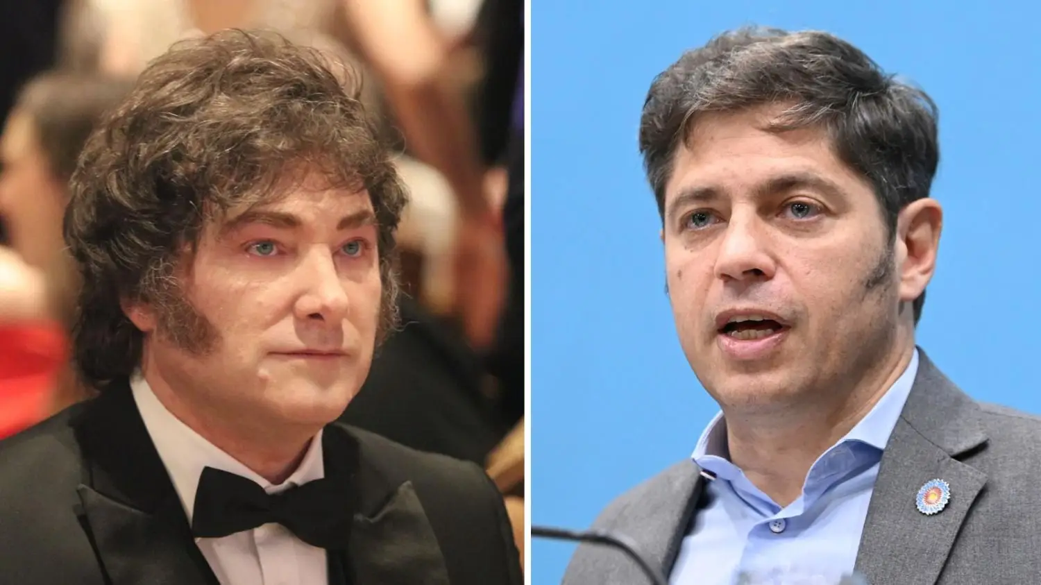 javier milei y axel kicillof