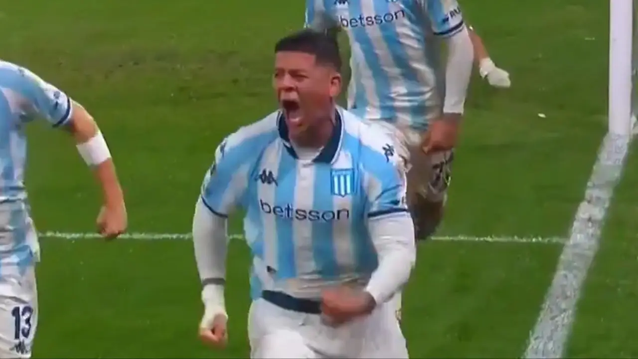 Gol anulado a Racing vs Peñarol: así fue el tanto de Marcos Rojo y la falta que le cobraron