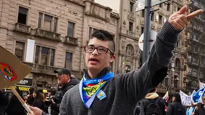 Festejos en la Plaza de los dos Congresos tras el rechazo al veto de Milei en discapacidad Festejos en la Plaza de los dos Congresos tras el rechazo al veto de Milei en discapacidad