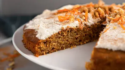 Torta de zanahoria sin harina Torta de zanahoria sin harina