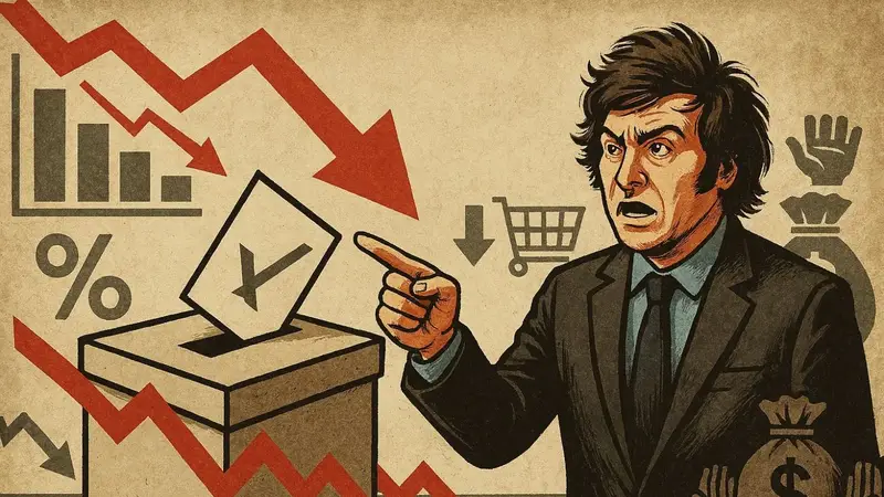 La apuesta insólita de Milei: ir a las urnas con recesión La apuesta insólita de Milei: ir a las urnas con recesión