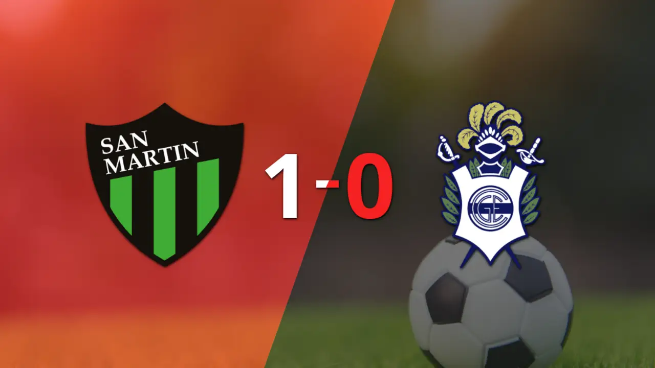 San Martín (SJ) derrotó 1-0 a Gimnasia con un penal de Marco Iacobellis