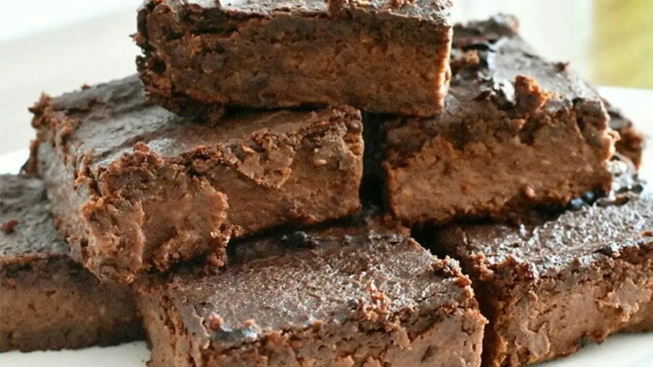 Cómo hacer brownies de batata y cacao.