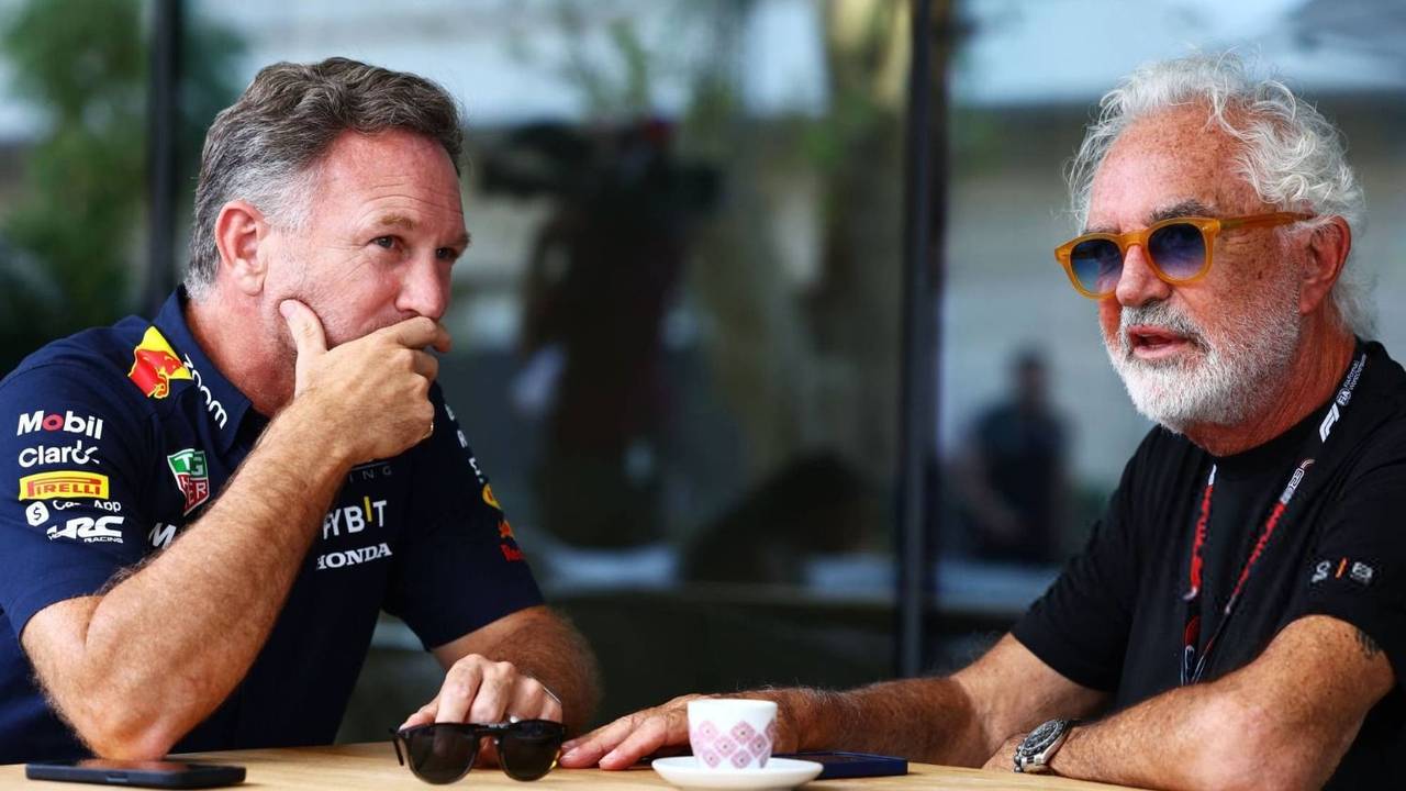 Christian Horner y Flavio Briatore.