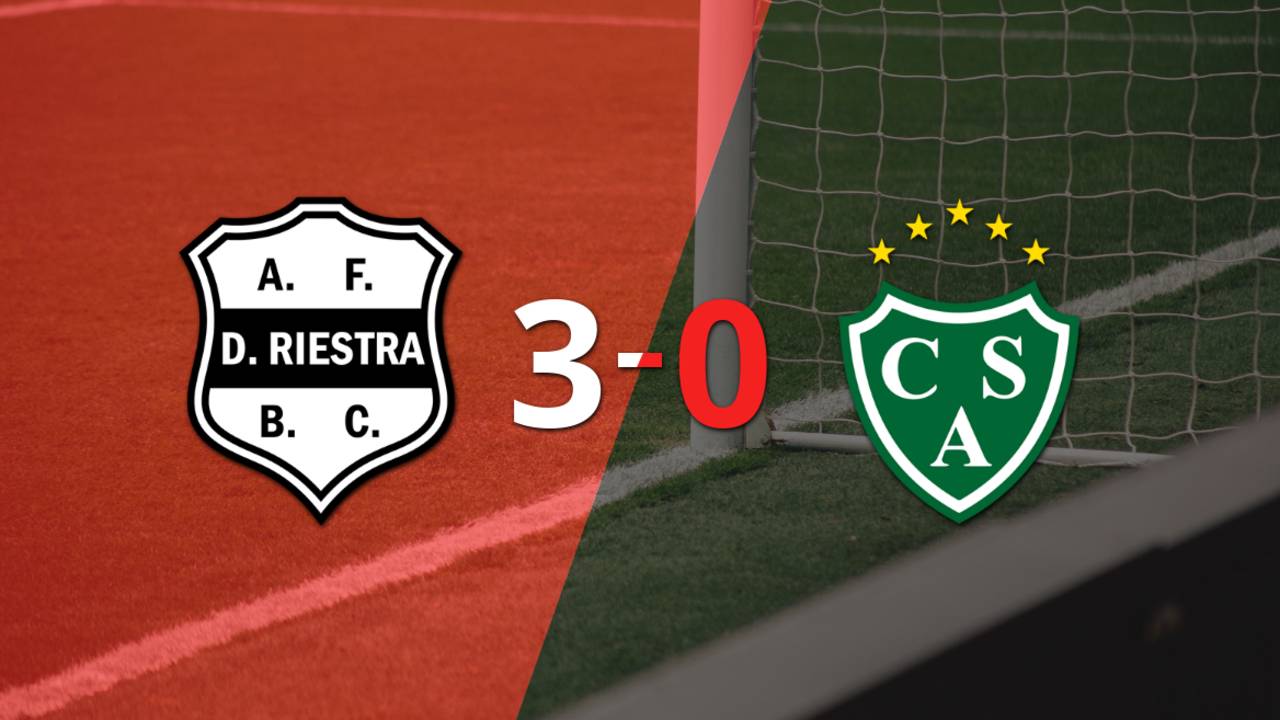 Dep. Riestra sentenció con goleada 3-0 a Sarmiento
