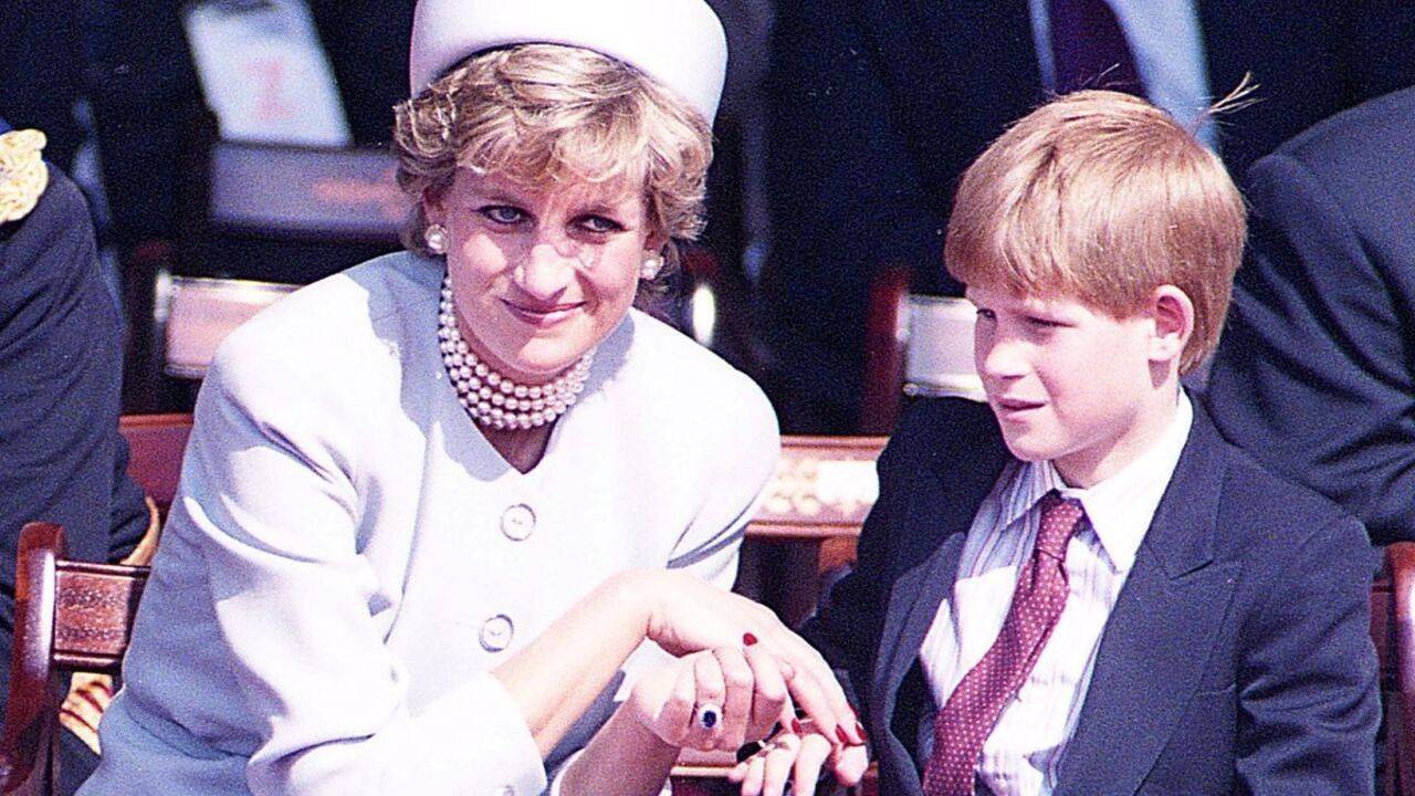 Lady Di y el príncipe Harry