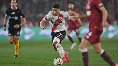 A River se le escapó la victoria ante Lanús en la última jugada
