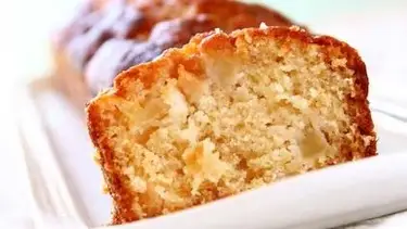 Budín súper saludable de avena y manzana: ideal para un antojo dulce