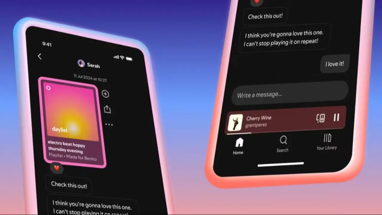 Cómo es el chat de Spotify.
