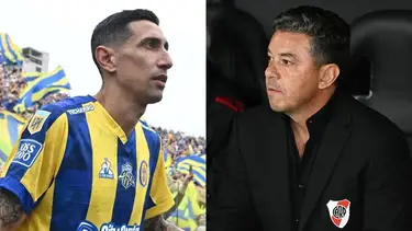 "No siento eso": Di María recogió el guante y no dudó en responderle a Gallardo