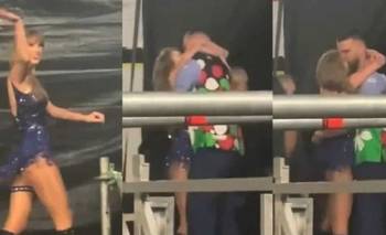 El primer beso público de Taylor Swift y Travis Kelce fue en Argentina: el video que marcó | Taylor swift