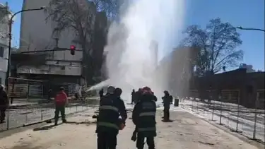 Alerta por escape de gas en Palermo: rompieron un caño maestro en una obra