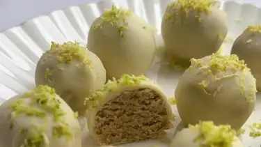 Receta sin azúcar de bolitas pie de limón: como bombones de lemon pie, pero saludables: como bombones de lemon pie, pero saludables