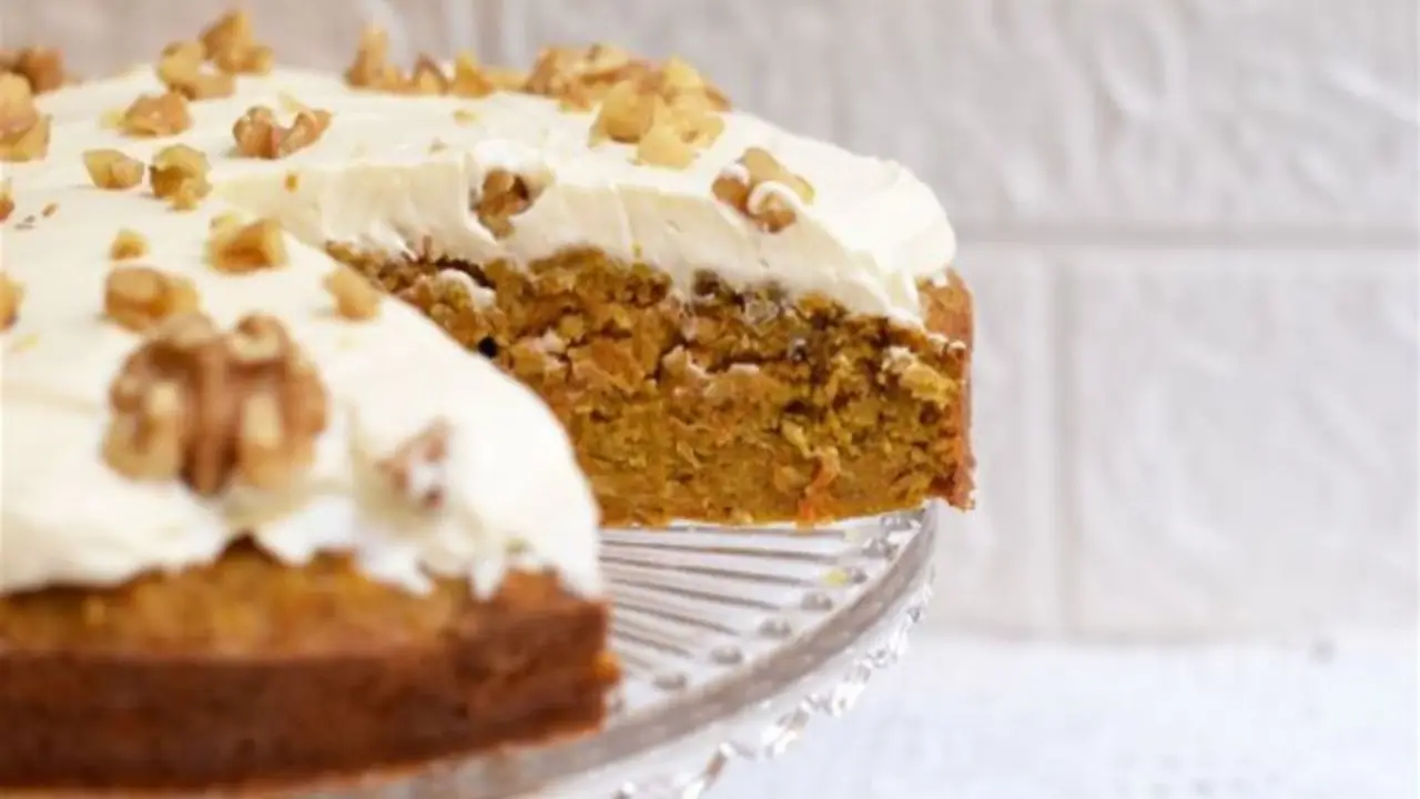 Cómo es la receta del carrot cake. 