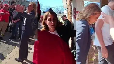 Arietto fue echada por trabajadores que protestan por pago de sueldos: "Caradura"