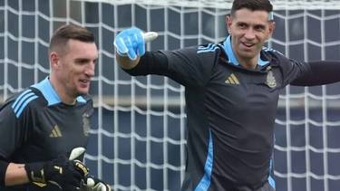 Al Dibu Martínez: el secreto de Armani en los penales de River vs. Unión
