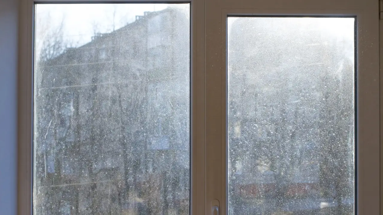 Ventanas sucias.