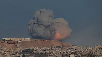 Israel bombardea los suburbios de Gaza, Netanyahu convoca al gabinete de seguridad Israel bombardea los suburbios de Gaza, Netanyahu convoca al gabinete de seguridad