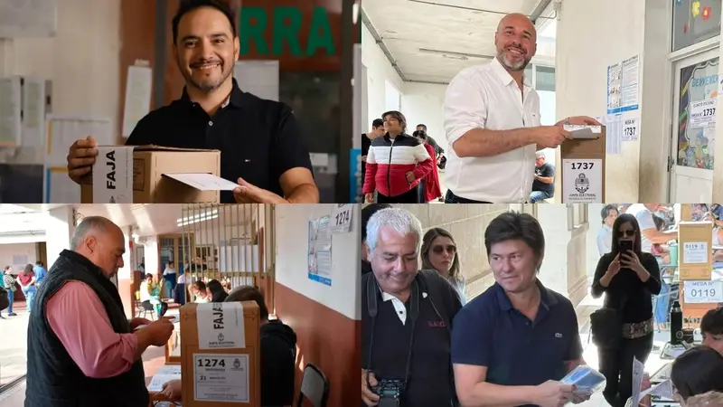 Juan Pablo Valdés, Martín Ascua, Ricardo Colombi y Lisandro Almirón