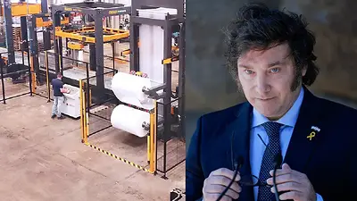 Fábrica y Javier Milei Fábrica y Javier Milei