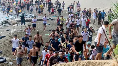 La crisis migratoria Ceuta desató un conflicto entre España y la Unión Europea: "Reacción egoísta" La crisis migratoria Ceuta desató un conflicto entre España y la Unión Europea: "Reacción egoísta"
