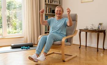 Para mayores de 60: rutina cardio para hacer sentado en una silla | Jubilados