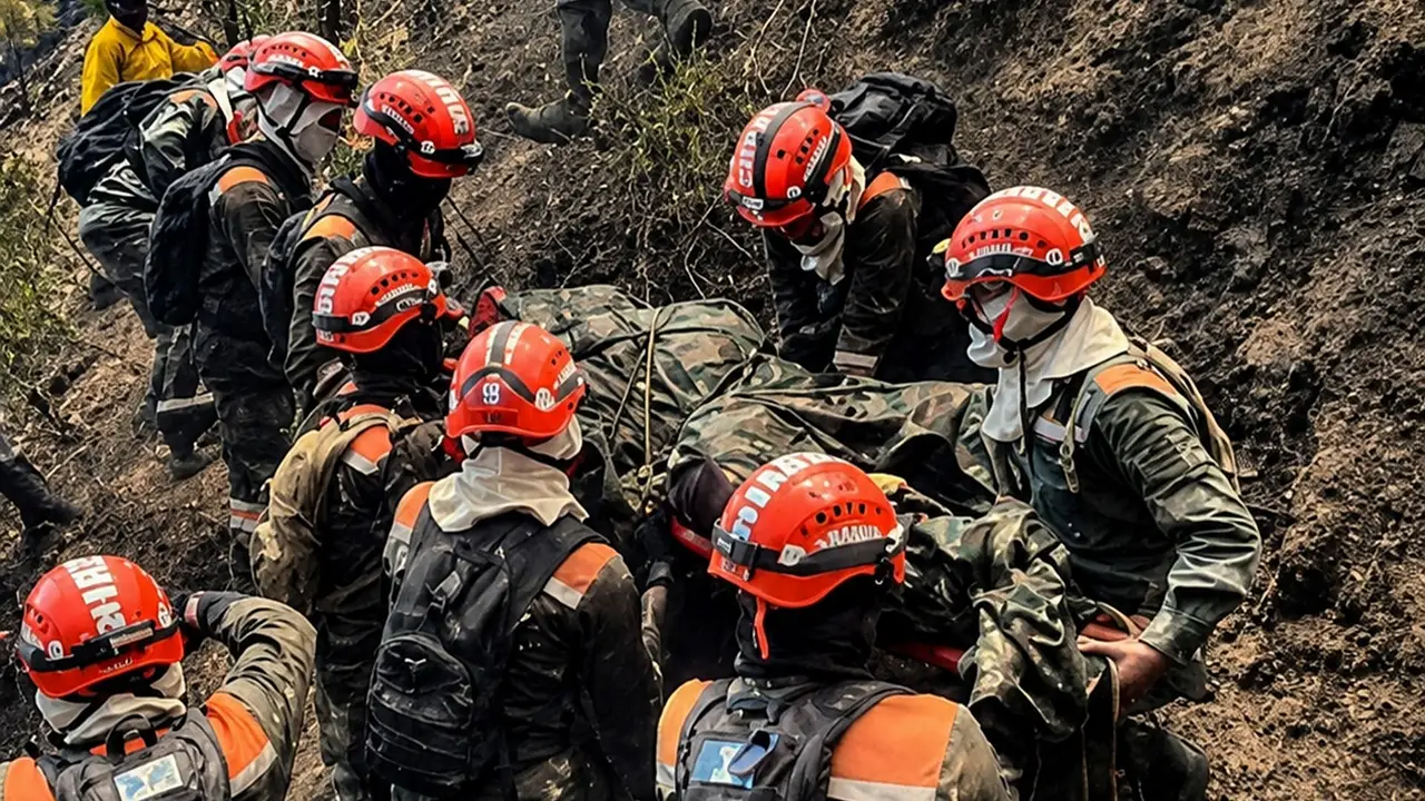 Tras una intensa semana se trabajo regional, La Rioja informó el cese total del incendio forestal en Chilecito