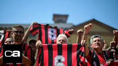 "Ciao, capitano": aficionados y antiguos compañeros de equipo despiden a Franco Baresi "Ciao, capitano": aficionados y antiguos compañeros de equipo despiden a Franco Baresi