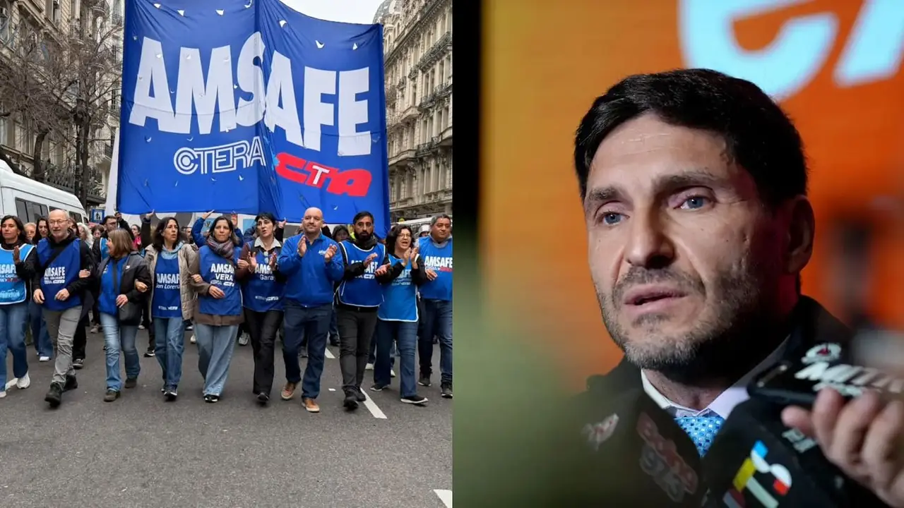 "Los enemigos no somos los docentes": el paro nacional se hizo sentir en Santa Fe y puso a Pullaro contra las cuerdas