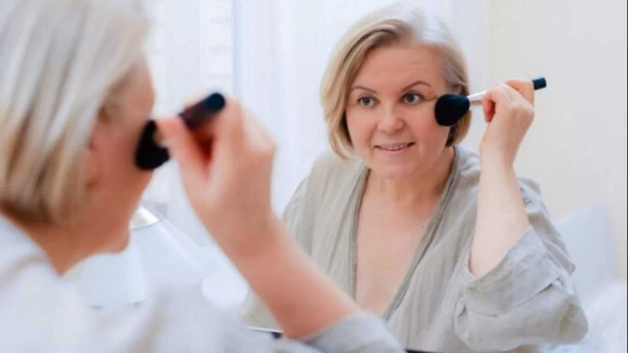 maquillaje después de los 60 años.