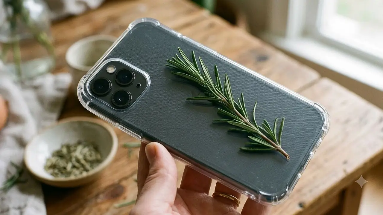 Cuál es el ritual con una hoja de romero en el celular. 
