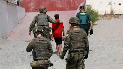 Ceuta reclamó "auxilio y solidaridad" a España para trasladar a más de 1.000 chicos migrantes Ceuta reclamó "auxilio y solidaridad" a España para trasladar a más de 1.000 chicos migrantes