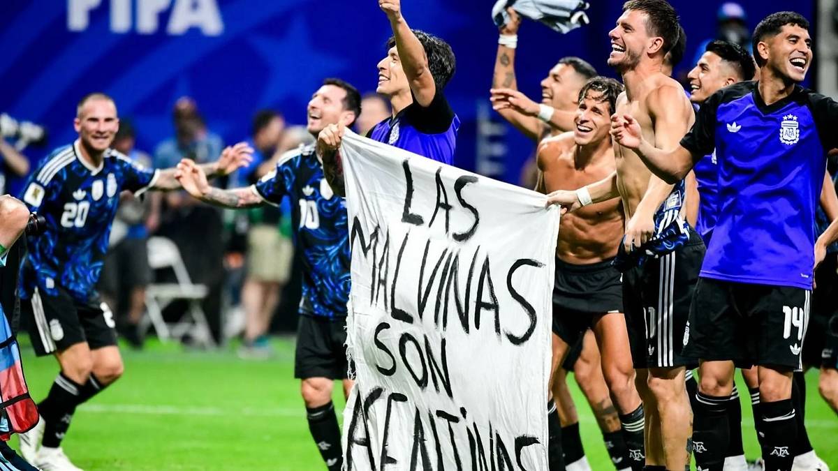 Qué pasó con la bandera de Malvinas: la decisión de la AFA sobre su destino