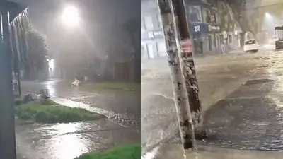 Inundaciones, cortes de luz y demoras en los vuelos: el impacto de la tormenta en el AMBA Inundaciones, cortes de luz y demoras en los vuelos: el impacto de la tormenta en el AMBA
