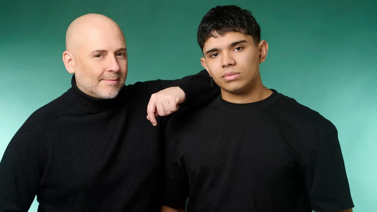 José María Muscari y su hijo