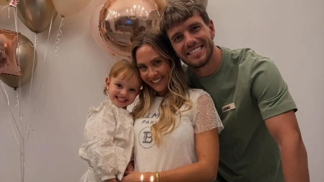 Giovani Lo Celso y su familia