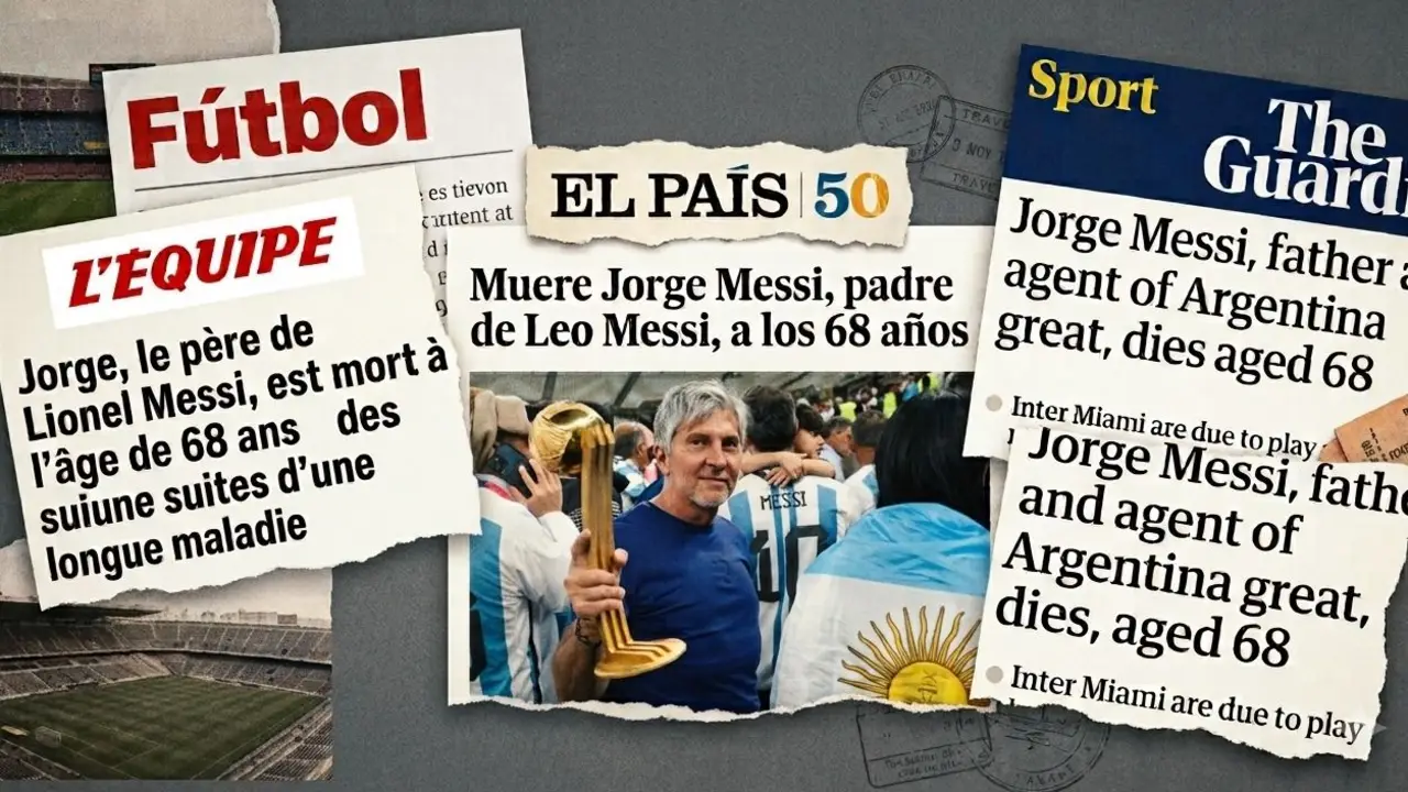 Jorge Messi, muerte de Jorge Messi, Lionel Messi, padre de Lionel Messi.