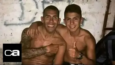 Carlos Tévez y Thiago Almada. Carlos Tévez y Thiago Almada.