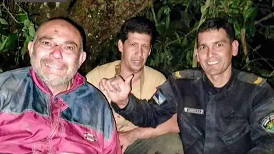 Estuvo perdido cinco días en la selva: lo corrió un "tigre" y durmió en la copa de los árboles Estuvo perdido cinco días en la selva: lo corrió un "tigre" y durmió en la copa de los árboles