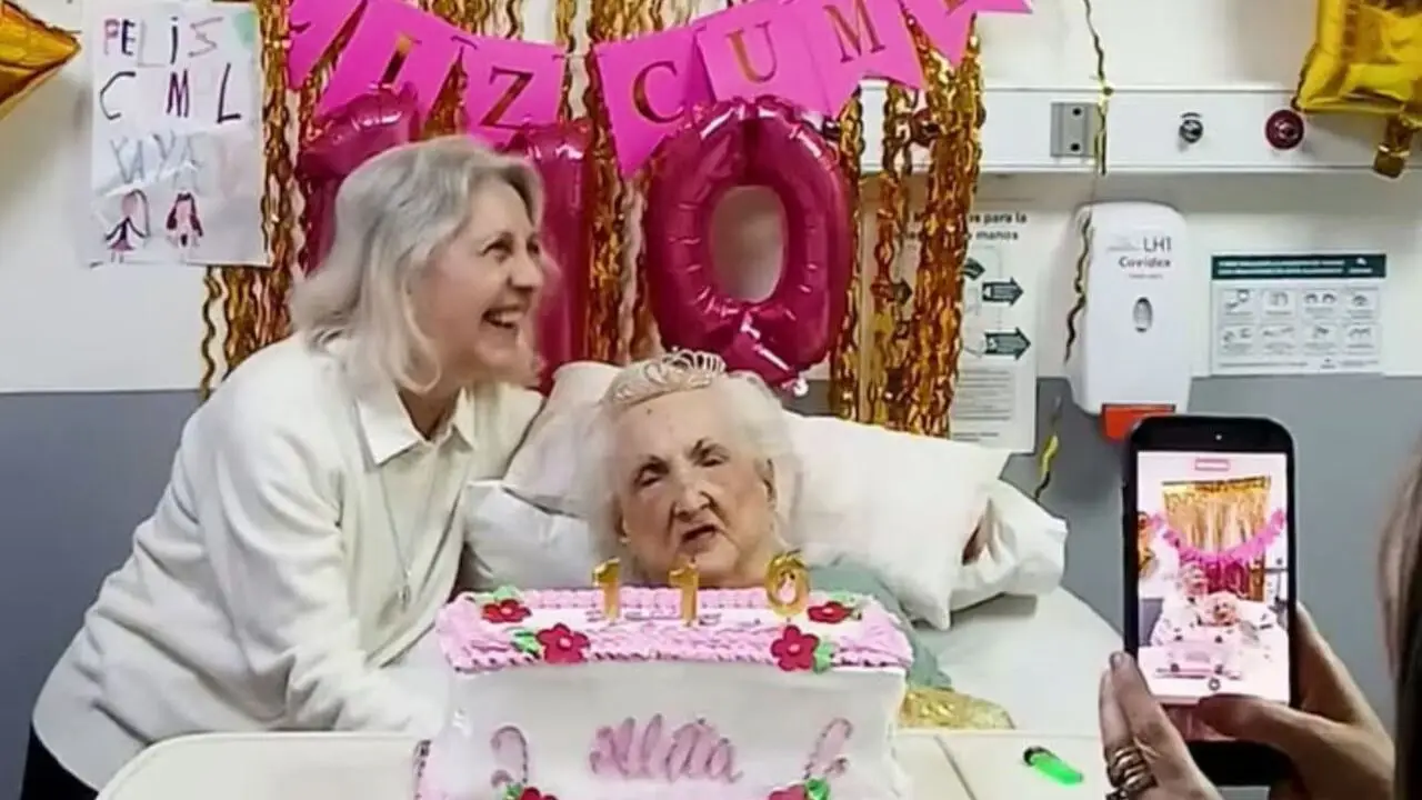 Celebró 110 años y se convirtió en una de las mujeres más longevas de la Argentina: ¿cuál es su secreto?